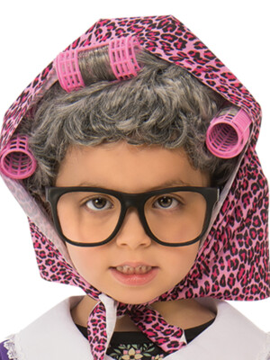 FUNSENLY Old Lady Costume For Girls Kids - Age 3-12 Halloween Dress Up - View #6