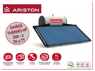 Solar system to natural circulation Ariston Mod. Kairos Thermo HF 300-2 |  eBay
