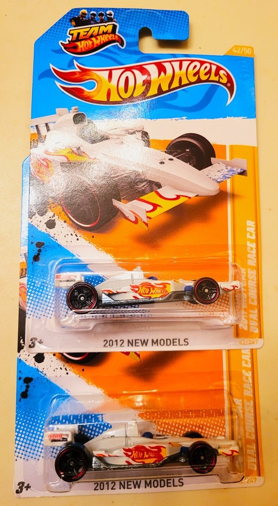 Hot Wheels 2011 Indycar Oval Course Race Car 2012 New Models (TWO) NOC Clean!