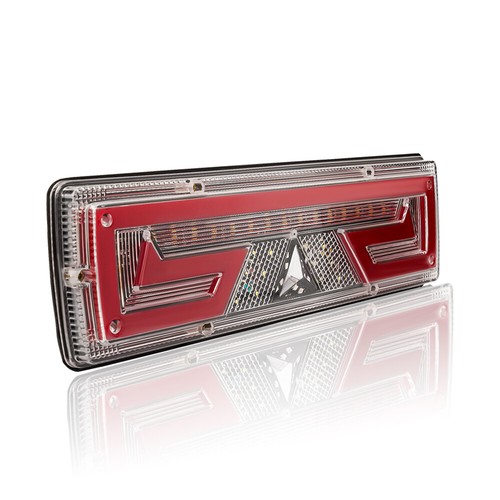 Pair LED Truck Tail Light Rear Lights Stop Brake Indicator Signal Lamp For Kamaz - Picture 7 of 19