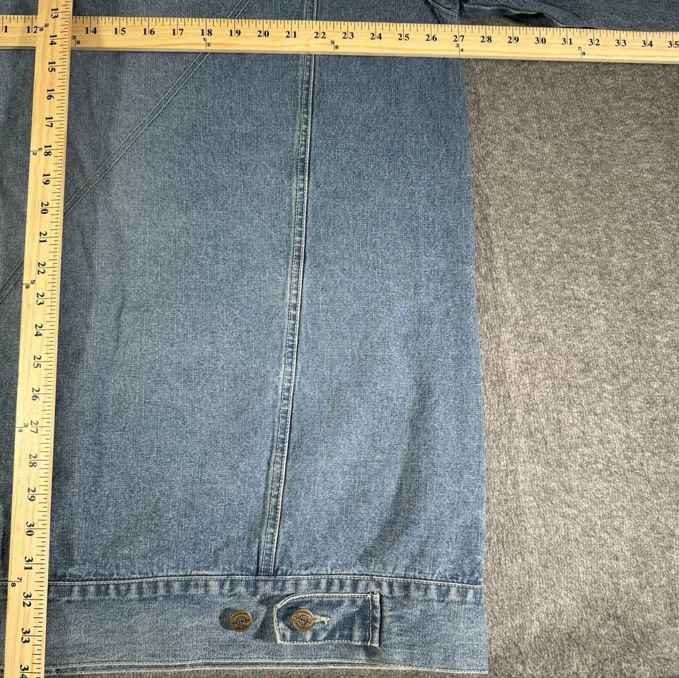 Chaqueta Denim De Colección NBA UNK Para Hombre XL Y2K Hip Hop Rap DUNK Bordada '95 Foto 4 de 4