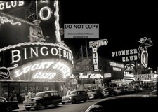 *5X7* PHOTO - 1950s VINTAGE PHOTO OF THE LAS VEGAS STRIP (AA-317)