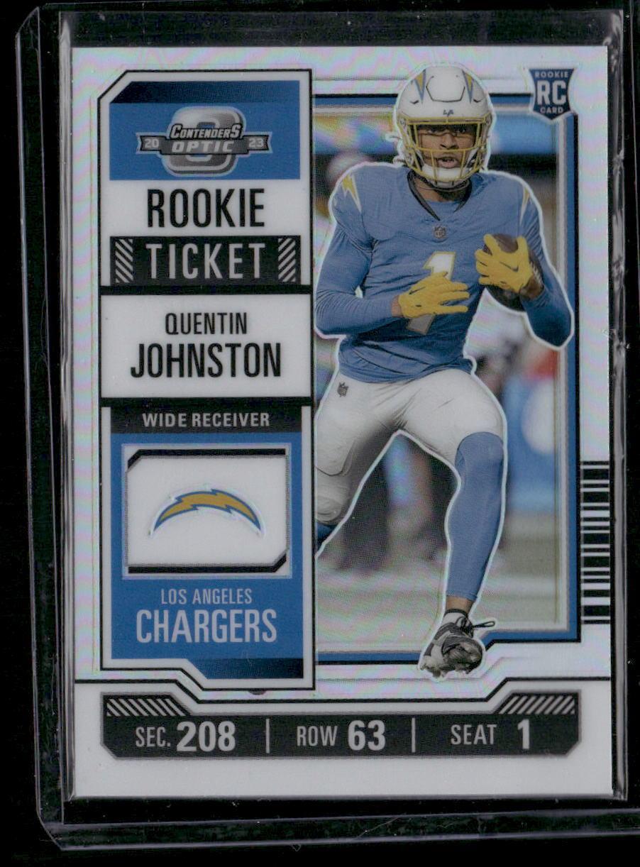 Quentin Johnston Panini Contenders Optic #86 Silver