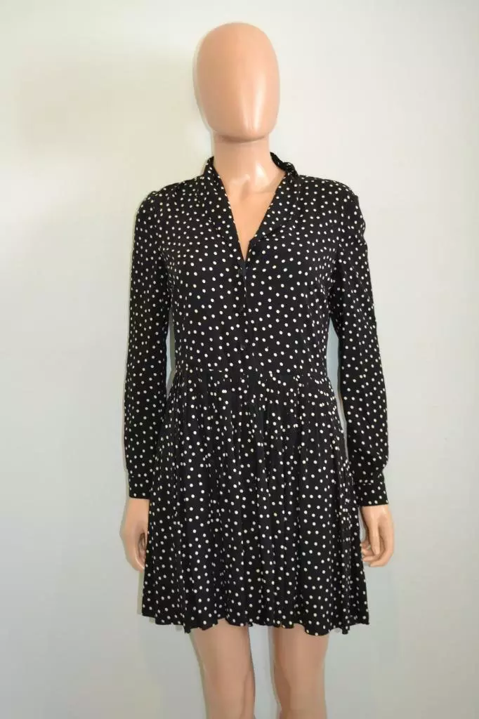 Saint laurent polka best sale dot dress