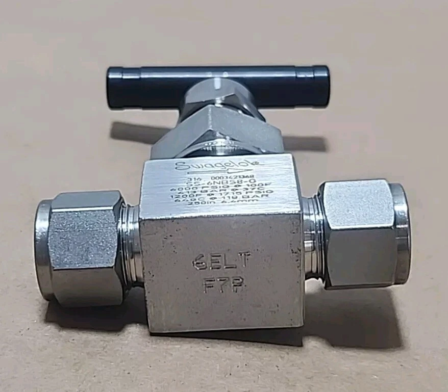 *BRAND NEW* Swagelok SS-6NBS8-G Needle Valve w/ Grafoil Packing 1/2" + Warranty! - Image 4 of 4