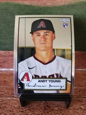 Andy Young 2021 Topps Chrome Platinum Anniversary Baseball Card #22 Rookie