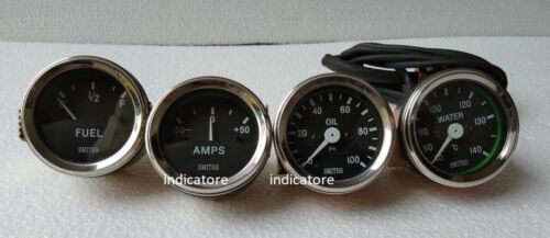 Smiths Replica 52 mm 2 1/16'' -Temp +Oil + Fuel + Amp Gauge kit - Picture 1 of 3