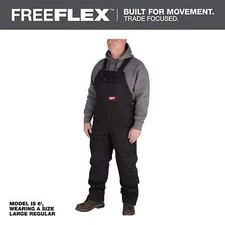 Milwaukee 262B Men's Black FREEFLEX Insulated Bib Overalls
