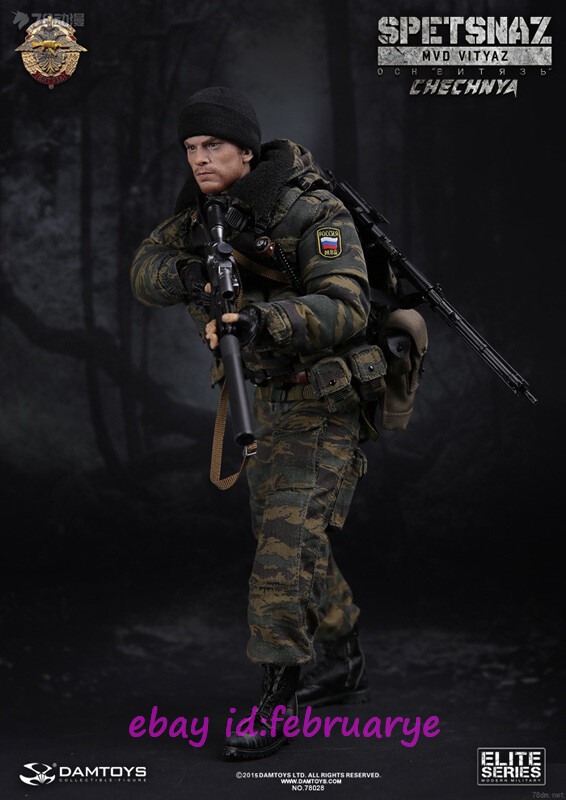 Damtoys 1/6 78028 Russia Spetsnaz Mvd Vityaz In Chechnya Action