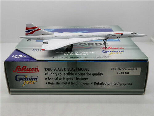 GeminiJets British Airways Concorde G-BOAC 1/400 Aereo pressofuso Modello Precostruito - Foto 4 di 8