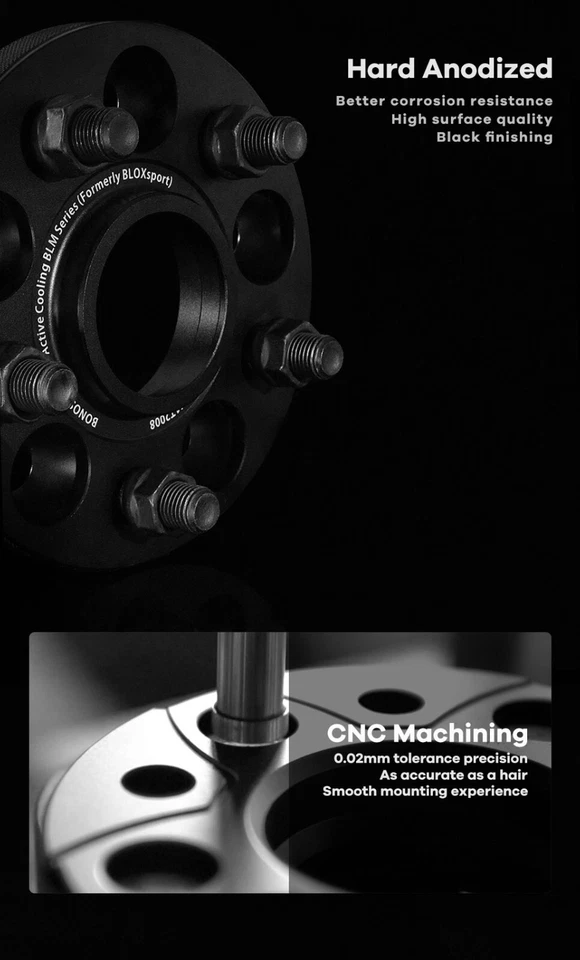 2x 3/4" 20mm 5x120 Espaciadores de rueda para Cadillac CT5 CTS V 2009 2011 2012 2014 2019 Foto 4 de 4