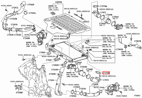 Genuine Lexus LX450 d VDJ201 Air Tube Gasket - Picture 3 of 6