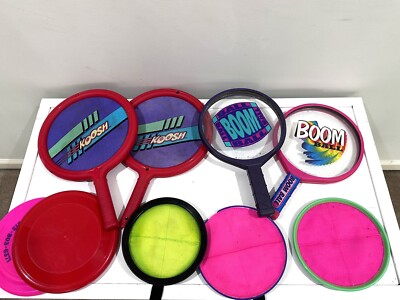 Vintage 1990s Lot Outdoor Sports Koosh Paddles Boom Ball Rackets