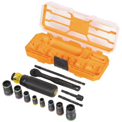 Klein Tools 65242 Flip-16 KNECT Ratcheting Impact Flip Socket