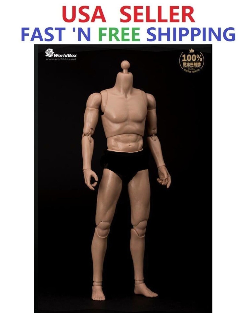 WorldBox 1/6 Scale Narrow Shoulder Male Figure Body STRONG DURABLE
