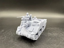 28mm, 1/56, 3D Printed, WW2, US, M7 Priest, Fixed Crew, Bolt Action