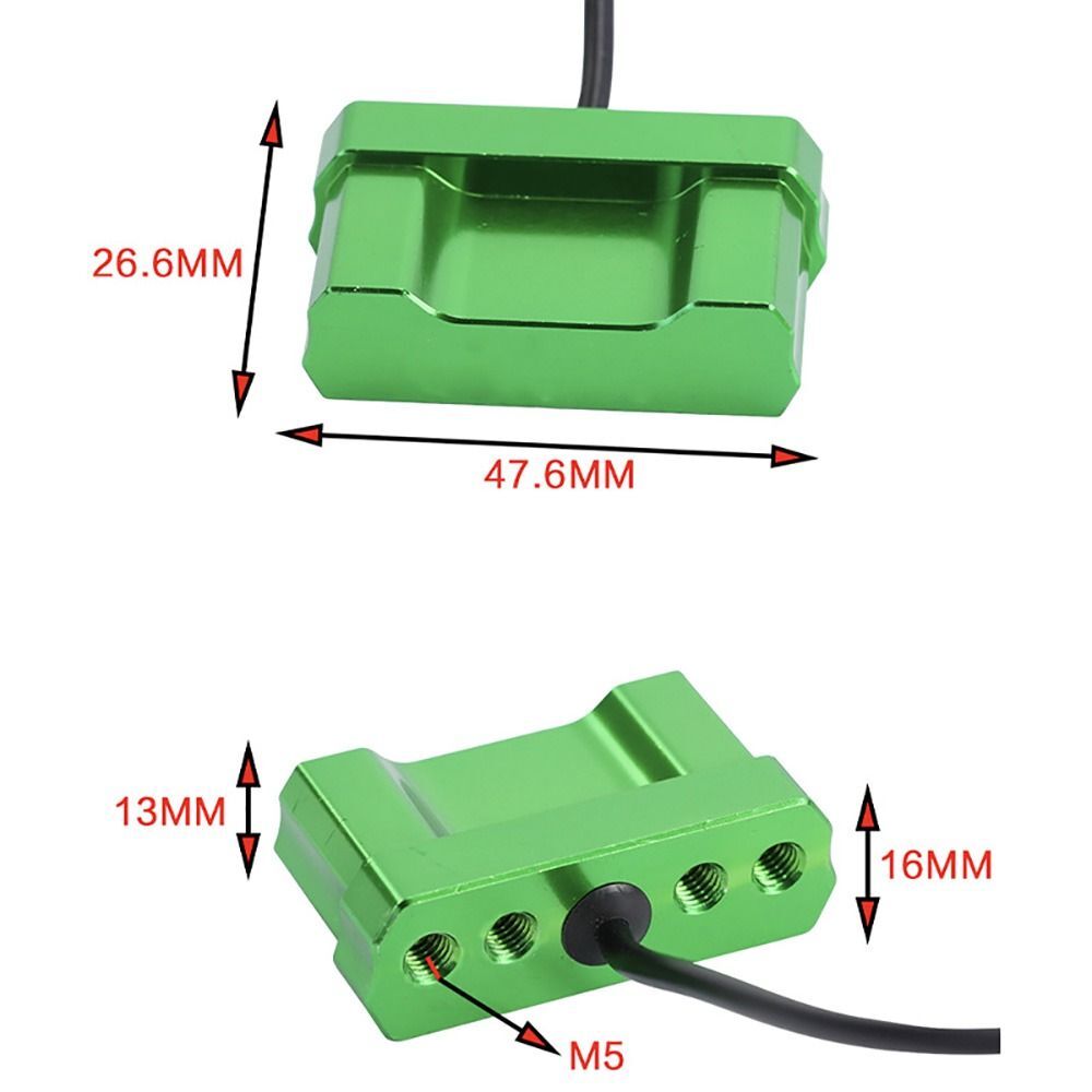 Aluminum Alloy License Plate Light White Light License Bracket LED