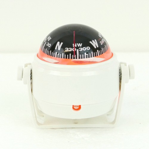 Magnetic Navigation Boat Compass Compact White By MiDMarine - Picture 2 of 3