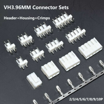 VH3.96MM Pitch Connector Sets Header+Housing+Crimps Terminal 2/3/4/5/6/7/8/9/10P