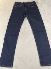 Rising Sun & Co Mens Repreve Blue denim Slim Fit Jeans size 30x34