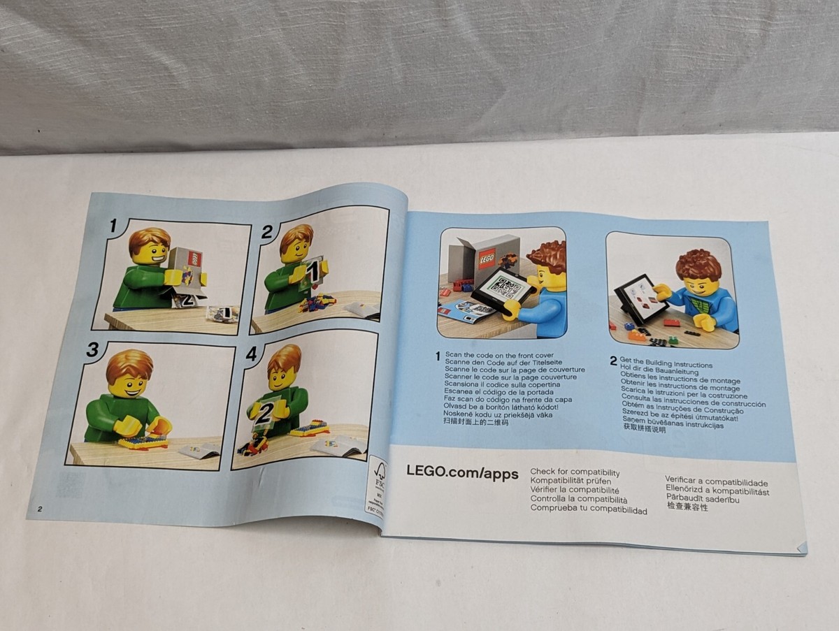 Lego Speed Champions Jaguar Racing Instruction Manual, Book 1 Only