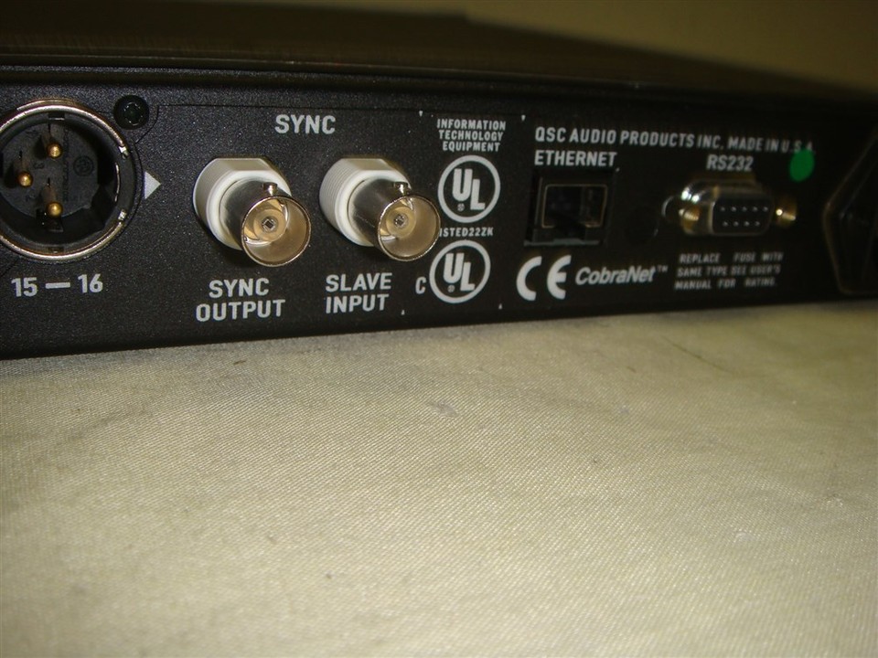 QSC RAVE 80S DIGITAL AUDIO SIGNAL ROUTER VIA CAT5 CABLE - LOOK! | eBay