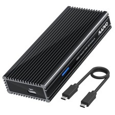 M.2 NVMe Enclosure 20Gbps USB 3.2 GEN2x2 4TB Capacity -C to PCIe NVMe M.2 SSD...