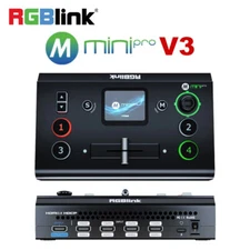 RGBlink Mini Pro V3 4-Channel HDMI Multi Format Video Switcher fr Live Streaming