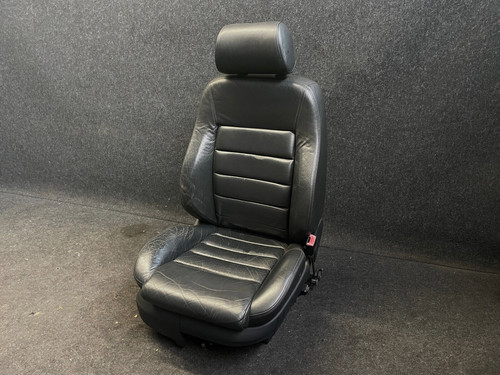 LEDER Beifahrersitz Sportsitz Audi A6 S6 4B Sitz Ausstattung schwarz