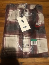 nike supreme flannel hoodie