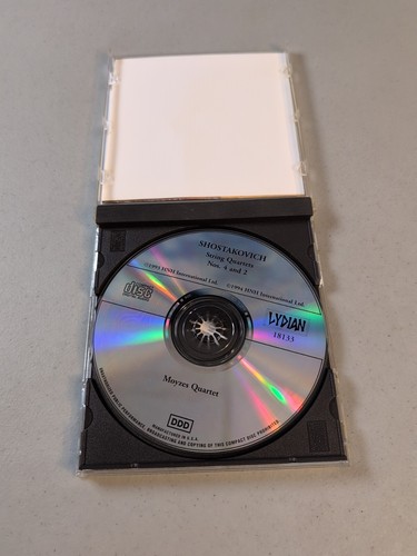 Schostakowitsch: Streichquartett Nr. 2 und 4 / Moyzes Quartet (CD, 1995, Lydisch) - Bild 12 von 24