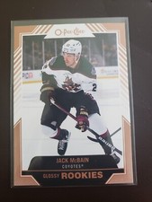 2022-23 Jack McBain Glossy Rookies O-Pee-Chee Upper Deck Series 2 Hockey Arizona