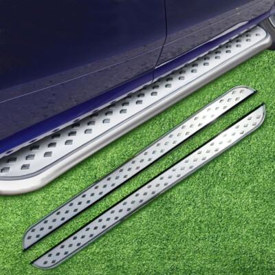 2x For Porsche Cayenne 2003-2010 Side Step Pedal Running Board Nerve Bar