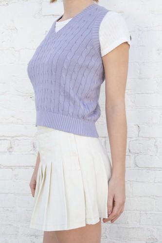 cable knit Marlena sweater vest NWT 
