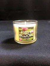 Slatkin & Co First Bloom 1.3 oz Single Wick Mini Candle Small Retired Rare