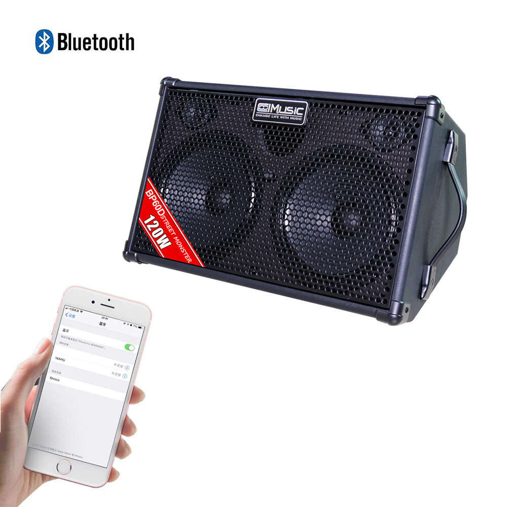 120w Powered Battery Acoustic Guitar Amplifier with OTG | eBay