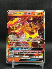 Pokemon 2017 Turtonator GX 18/145 Guardians Rising Ultra Rare NM