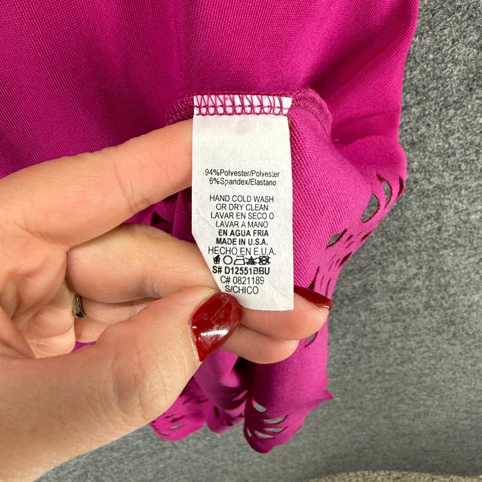 Vestido Mystic Mujer S Pequeño Rosa Funda Midi Cremallera Cuello Cuadrado Sin Mangas Informal Foto 4 de 4