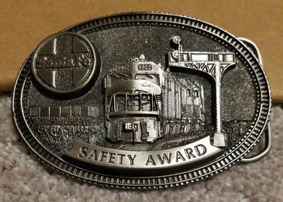 railroad belt buckle