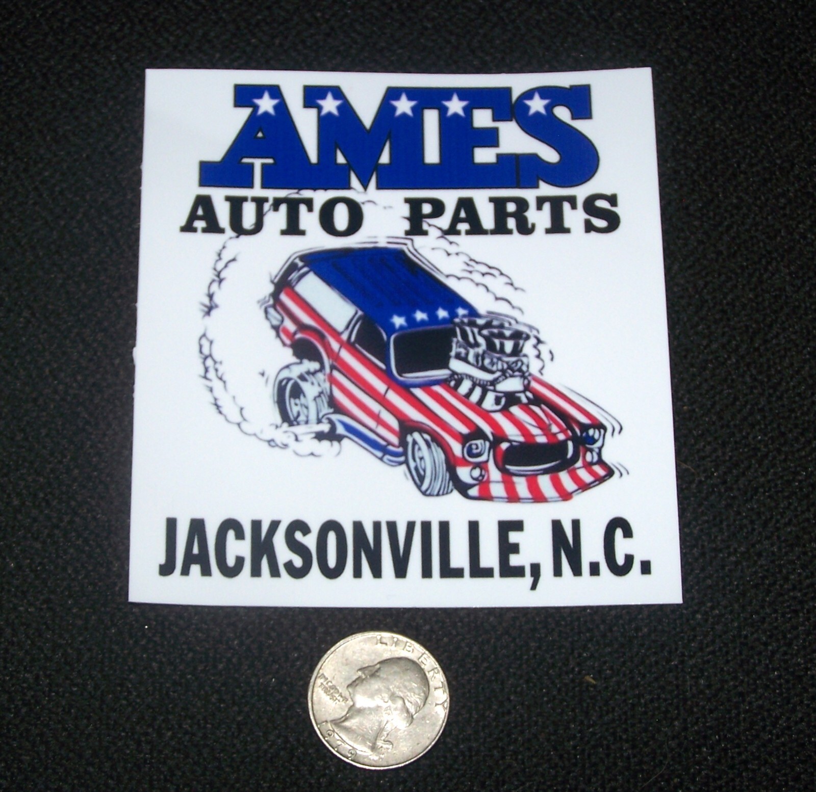 Ames Auto Parts NHRA Drag Racing Hot Rod NASCAR Sticker