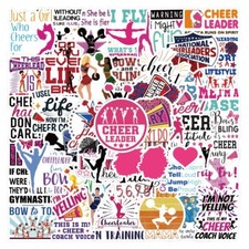 20 Random Cheer Stickers Dancing Cheerleader Decals Laptop Hydro Free Shipping