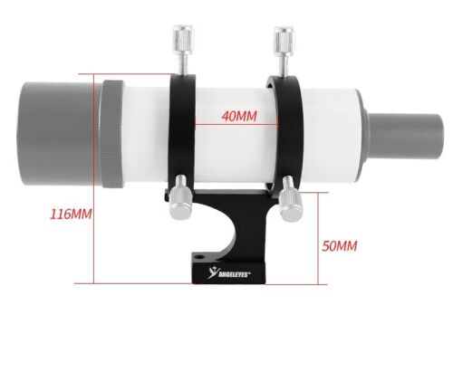 Soporte de mira telescópica buscador ajustable de 50 mm engrosamiento de montaje de guía para telescopio - Imagen 6 de 15