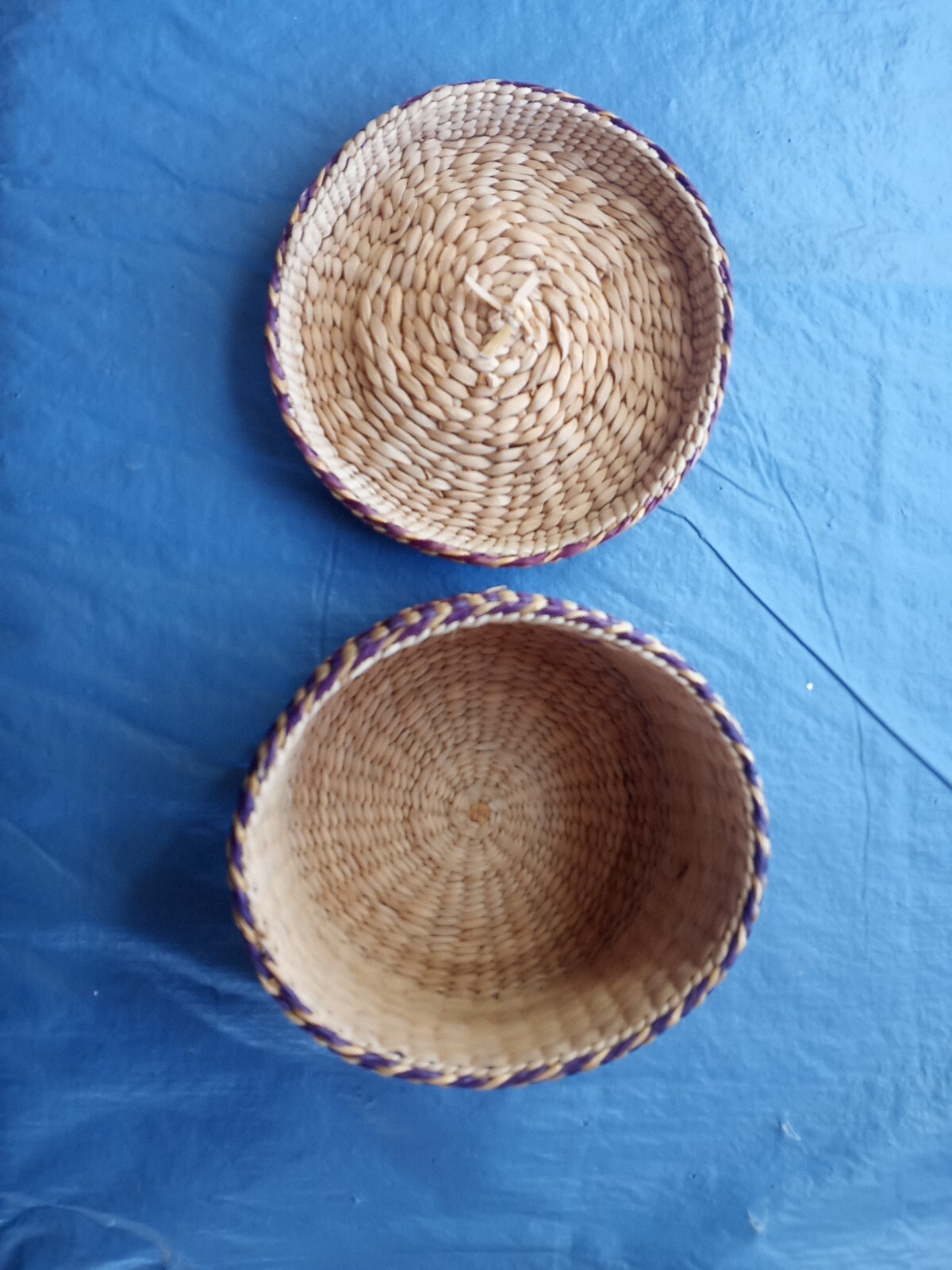 Native American Handwoven Basket 5 1/2" x 3 1/2" History Unknown eBay