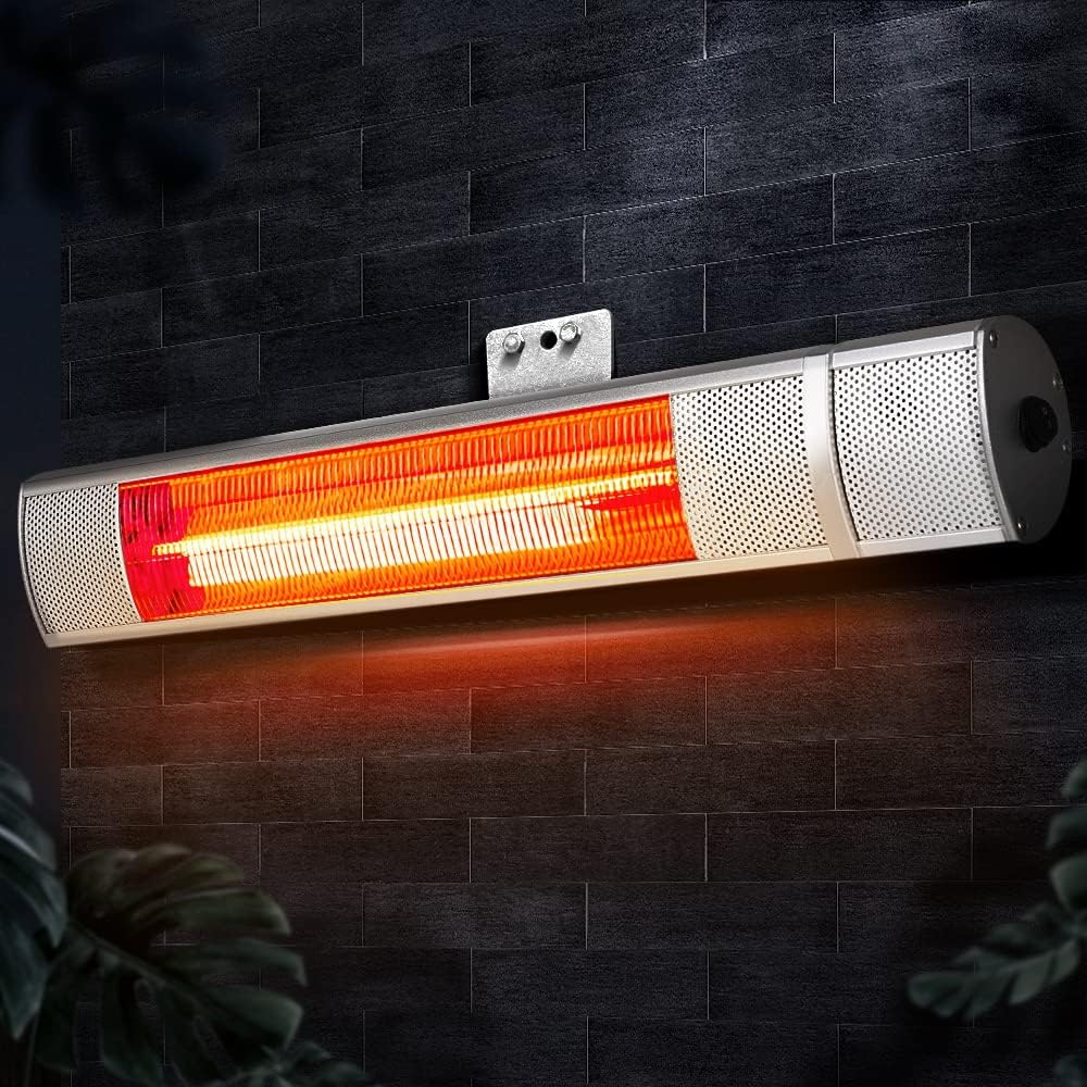 Radiant Heater, 2000W Portable Electric Infrared Strip Heaters for