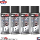 4x PRO XL PRO PLASTICOLOR BUMPER TRIM PAINT AEROSOL 400ML- PC5TB  TRAFFIC BLACK