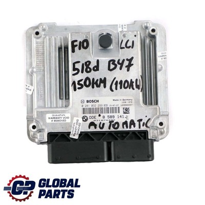 BMW F10 F11 LCI 518d B47 150HP Engine ECU Kit DDE 8589141 CAS4 + 