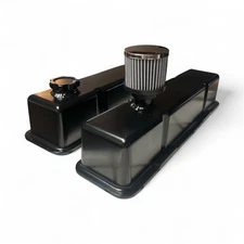 Small block Chevy valve covers, cast aluminum, powder coated 
