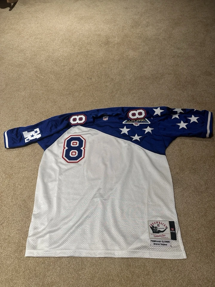 Camiseta Steve Young NFC Mitchell & Ness 1994 Pro Bowl Auténtica - Talla 48 (XL) Foto 2 de 4