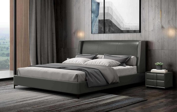 Bett Polster Design Luxus Doppel Hotel Betten Ehe 180X200Cm Schlaf Zimmer Metall-image