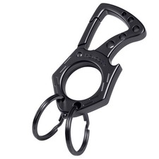 Heavy Duty Key chain Car Key rings , Carabiner Clip Keychain Bottle Opener, O...